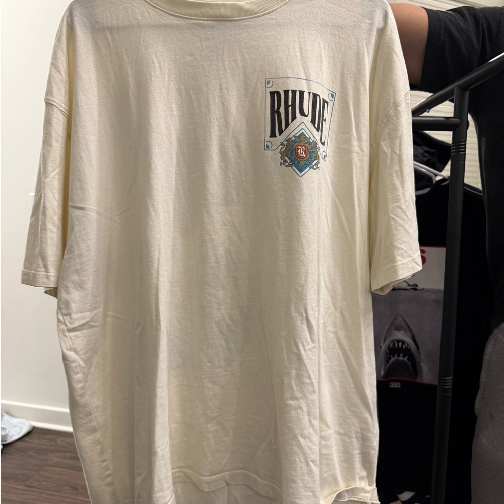 Rhude Off-White Graphic Tee